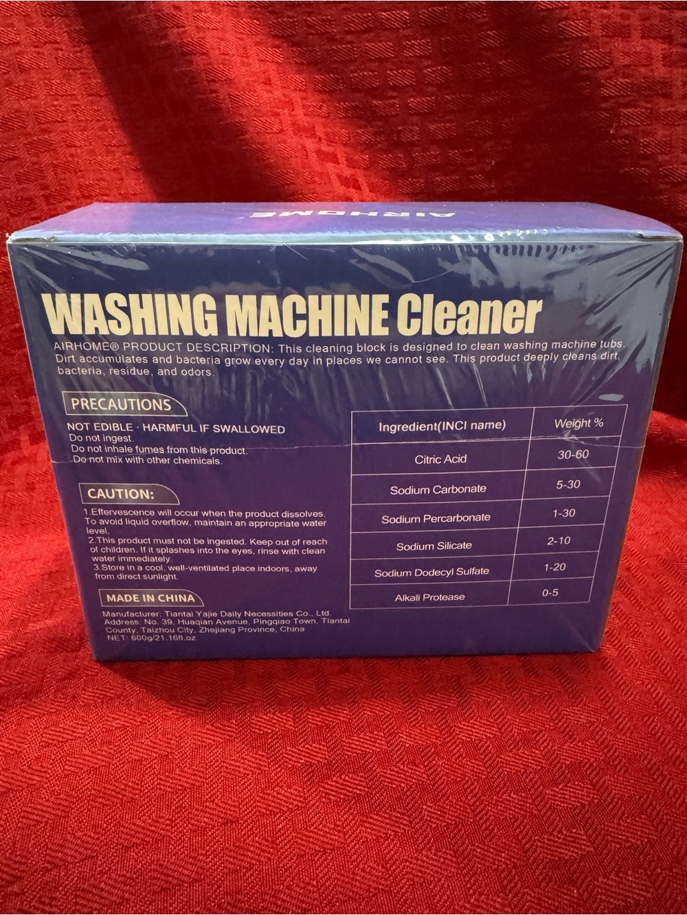 Washing Machine Cleaner Tablets - Blue - Picture 3 of 5